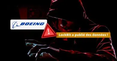 Cyberattaque Boeing - LockBit a publié des données
