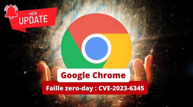 Google Chrome - Faille zero-day CVE-2023-6345