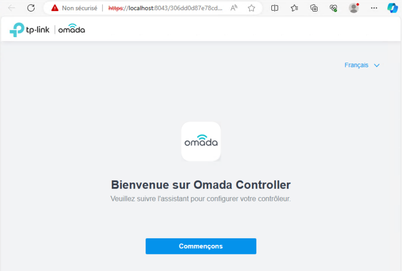Initialisation du contrôleur TP-Link Omada