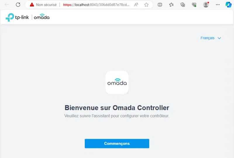 Initialisation du contrôleur TP-Link Omada