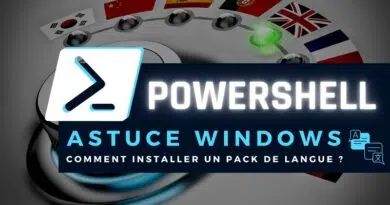 Installer pack de langue windows avec powershell