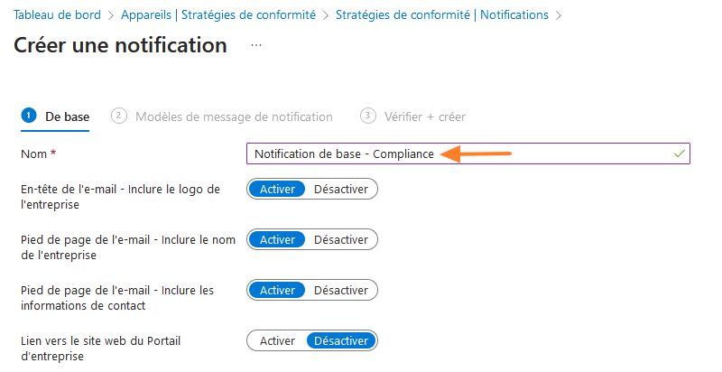 Intune - Compliance - Notifications - 2