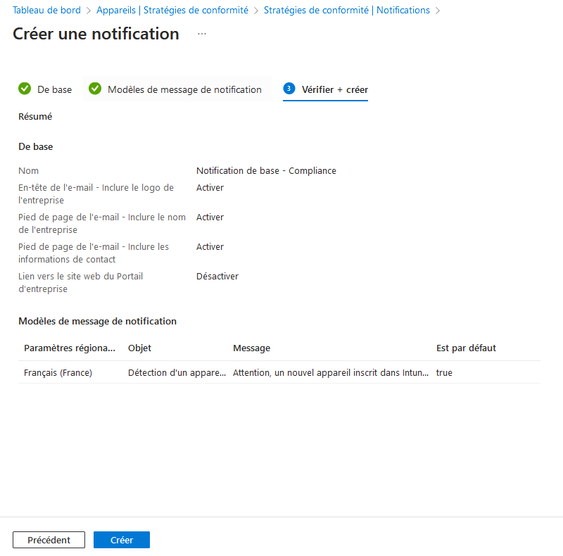 Intune - Compliance - Notifications - 6