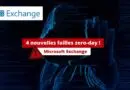 Microsoft Exchange 4 nouvelles failles zero-day novembre 2023