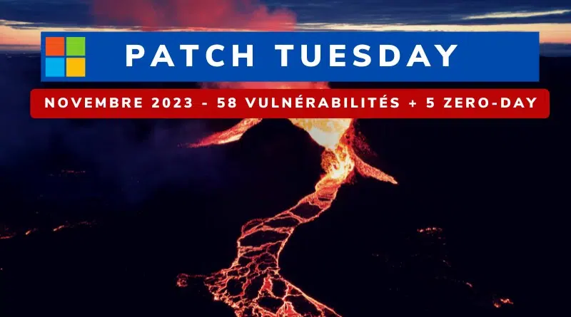 Microsoft Patch Tuesday Novembre 2023
