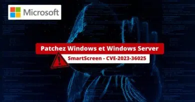 Patchez Windows et Windows Server - SmartScreen - CVE-2023-36025