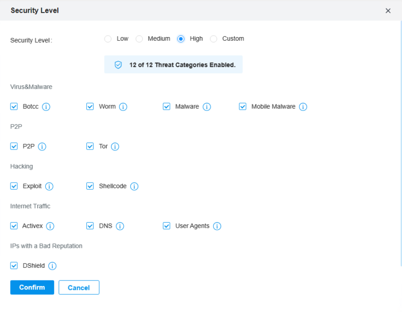 TP-Link Omada - IDS IPS - Configuration
