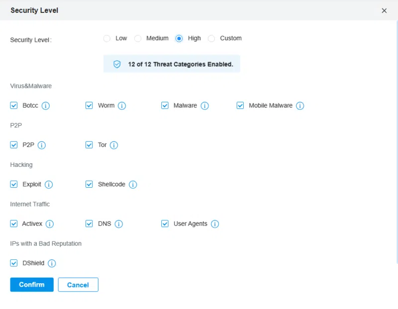 TP-Link Omada - IDS IPS - Configuration