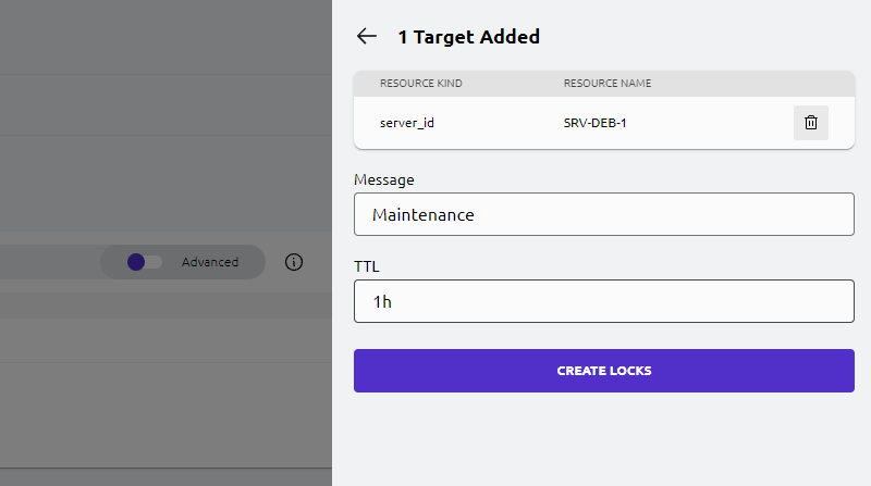 Teleport - Verrouillage serveur