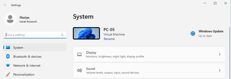 Windows 11 - Langue anglais