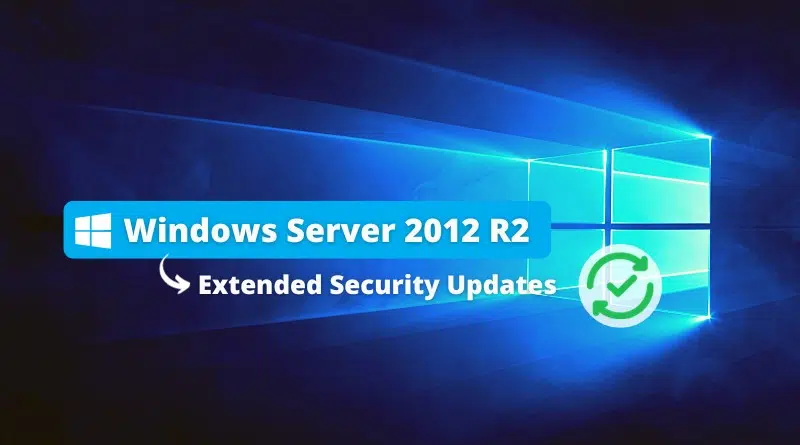 Windows Server 2012 R2 - Extended Security Updates