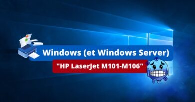 Bug Windows HP Smart et HP LaserJet M101-M106