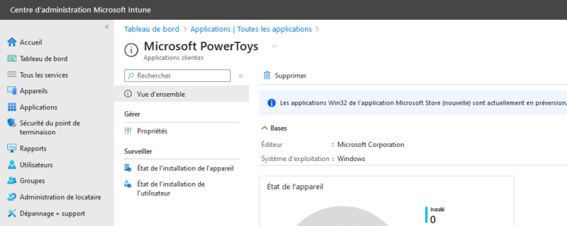 Déployer PowerToys avec Microsoft Intune