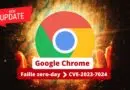 Google Chrome - Faille zero-day CVE-2023-7024