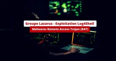 Groupe Lazarus - Exploitation Log4Shell - Malware RAT