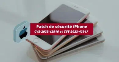 Patch de sécurité iPhone iOS 16 - Décembre 2023