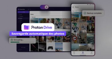 Proton Drive Android - Sauvegarde automatique des photos