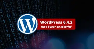 WordPress 6.4.2 - Mise à jour de sécurité
