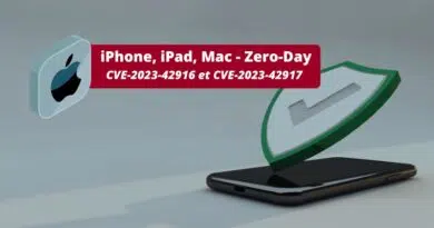 iPhone, iPad, Mac - Zero-Day CVE-2023-42916 et CVE-2023-42917
