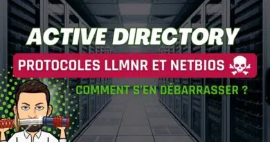 Active Directory désactiver LLMNR et NetBIOS
