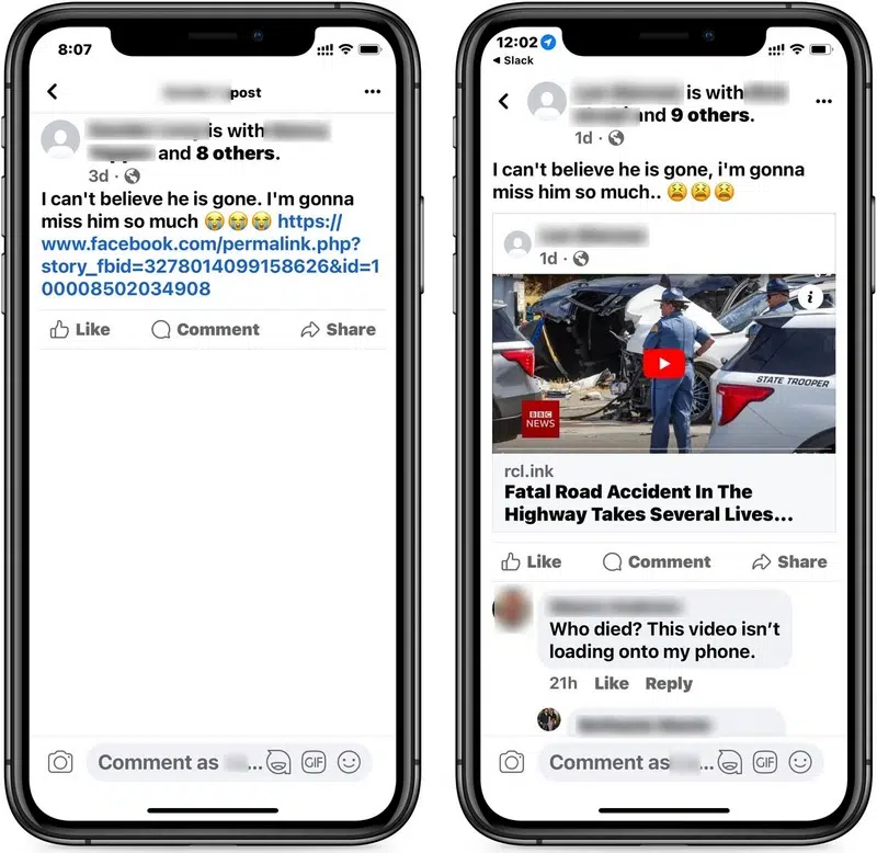 Arnaque Facebook  Je n’arrive pas à croire qu’il soit parti