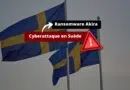 Cyberattaque suède ransomware Akira janvier 2024