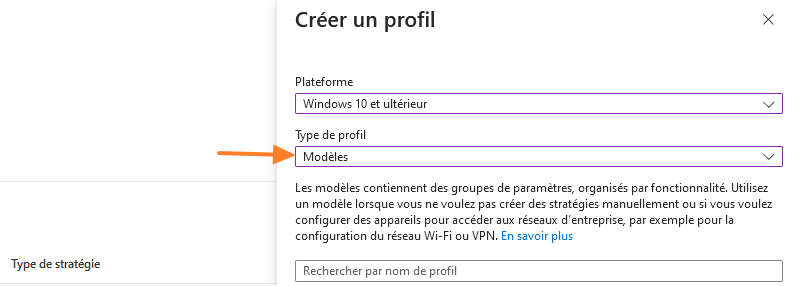 Intune - Créer stratégie Firefox - 1