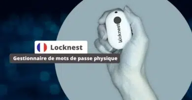 Locknest Gestionnaire de mots de passe physique