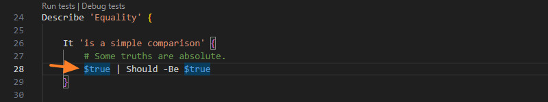 PowerShell Koans - Solution premier exercice
