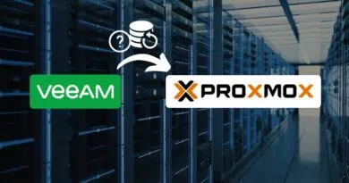Veeam sauvegarde Proxmox