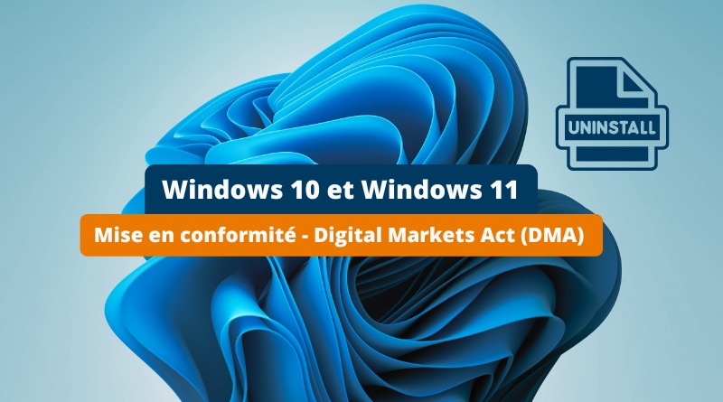 Windows 11 DMA désinstaller applications natives Windows