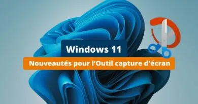 Windows 11 - Nouveautés pour l’Outil capture d'écran