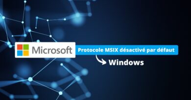 Windows - Malware - Protocole MSIX désactivé par défaut