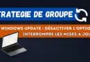 gpo windows update interrompre les mises à jour