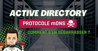 tuto active directory désactiver mDNS