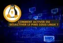 tuto bloquer ping linux
