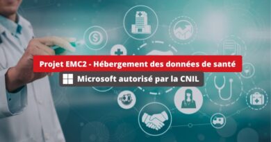 CNIL valide Microsoft Projet EMC2 - Hébergement des données de santé