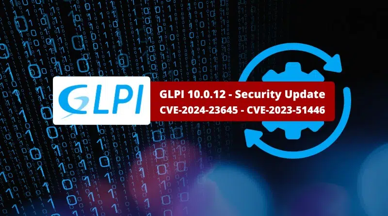 GLPI 10.0.12 - Security Update