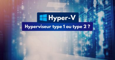 Hyper-V hyperviseur type 1 ou type 2