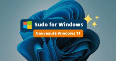 Nouveauté Windows 11 - Sudo for Windows
