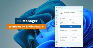 Outil PC Manager pour Windows