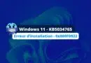 Windows 11 - KB5034765 - Erreur installation - 0x800F0922