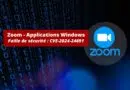 Zoom pour Windows - CVE-2024-24691