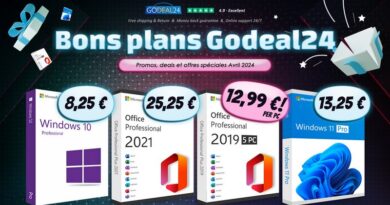 Bon plan GoDeal24 : Office 2021 à partir de 15€ – Windows 11 à partir de 6€