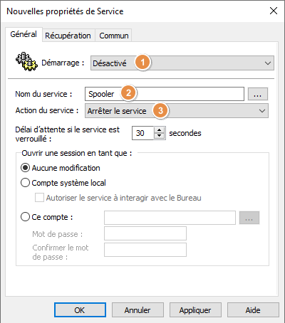 Configurer un service par GPO sous Windows Server