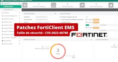 FortiClient EMS - Faille de sécurité - CVE-2023-48788