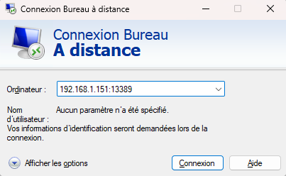 Hyper-V - Règle redirection de port NAT - Test