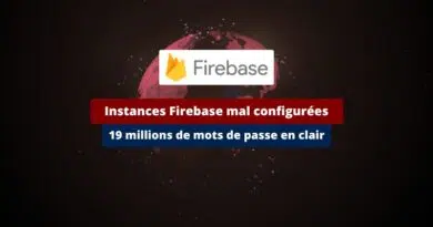 Instances Firebase mal configurées - 19 millions de mots de passe en clair