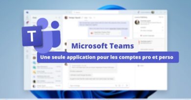 Microsoft Teams - Expérience unifiée comptes pro et perso